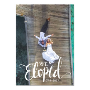 elopement invitations zazzle