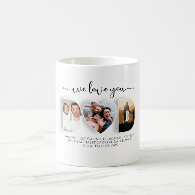 Personalized We Love You Dad Mug (Center)