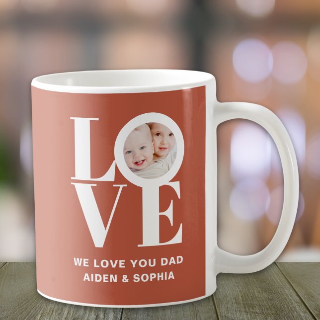 Personalized We Love You Dad Photo  Coffee Mug (Creator Uploaded)