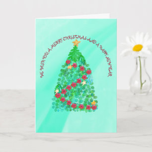 PERSONALIZED WE WISH YOU A MERRY CHRISTMAS CARD