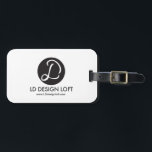 Personalized website add Your Logo Here Simple Luggage Tag<br><div class="desc">'Your Logo Here,  Simple,  Customizable' is exactly that. You just want something easy to work with where you can place your logo and any other business details.</div>