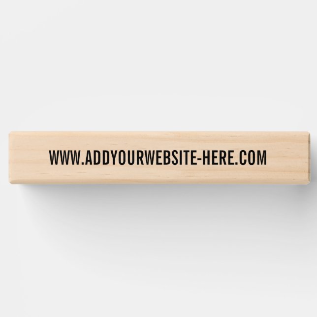 Personalized Website or Custom Text Topple Tower (Front)