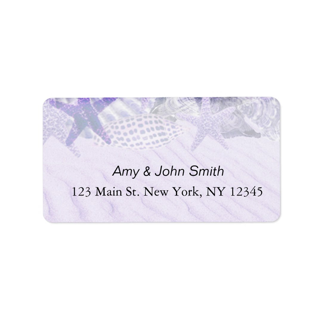Personalized wedding address labels Zazzle
