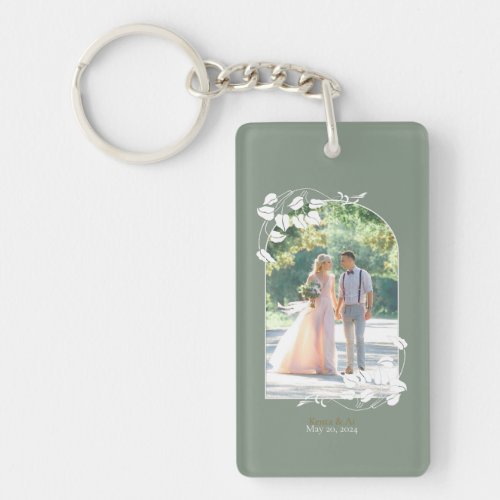 Personalized Wedding Anniversary  Keychain