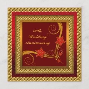 Personalized Wedding Anniversary Party Invitation