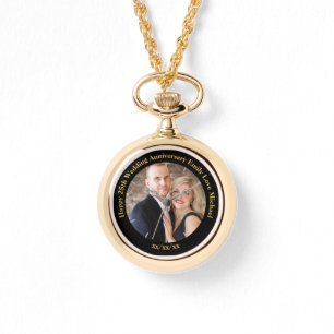 Personalized Wedding Anniversary PHOTO Custom Her Watch