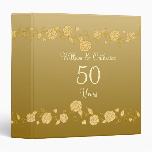 Personalized Wedding Anniversary Scrapbook Binder