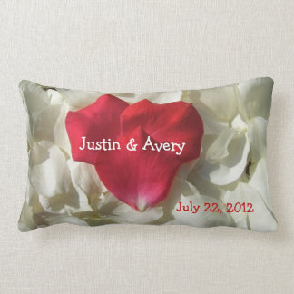 Personalized Wedding Anniversary Throw Pillow