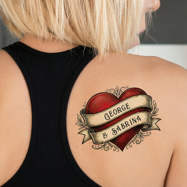 Personalized Wedding Bachelorette Party Names Temporary Tattoos (Creator Uploaded)