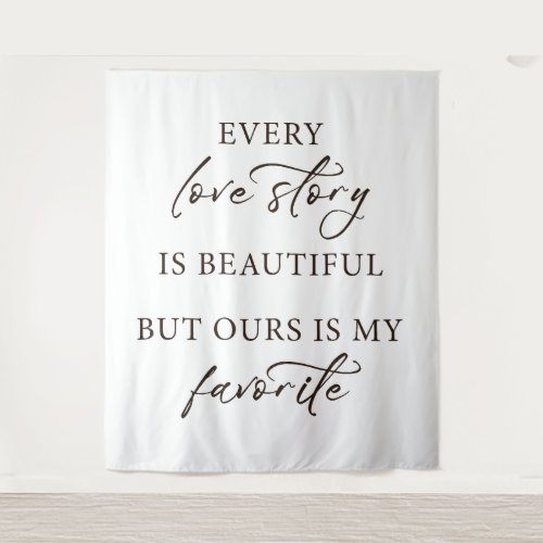 Personalized Wedding Backdrop – Custom Name & Date