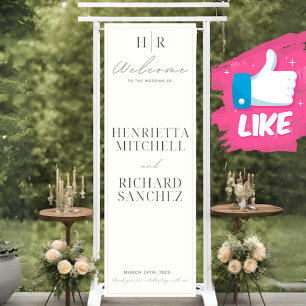 Personalized Wedding Banner Decoration for Bridal
