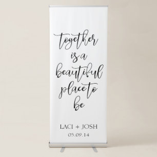 Personalized Wedding Banner with Names & Date