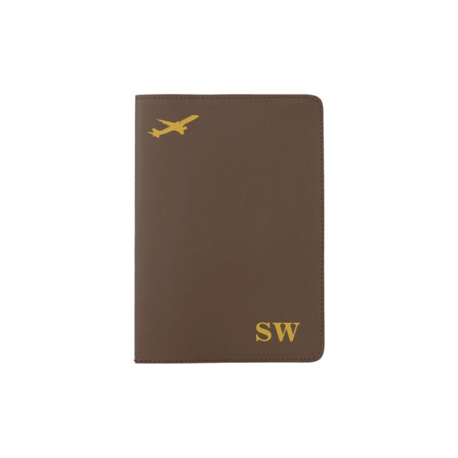 Personalized Wedding Best man Bridesmaid Groomsman Passport Holder (Front)