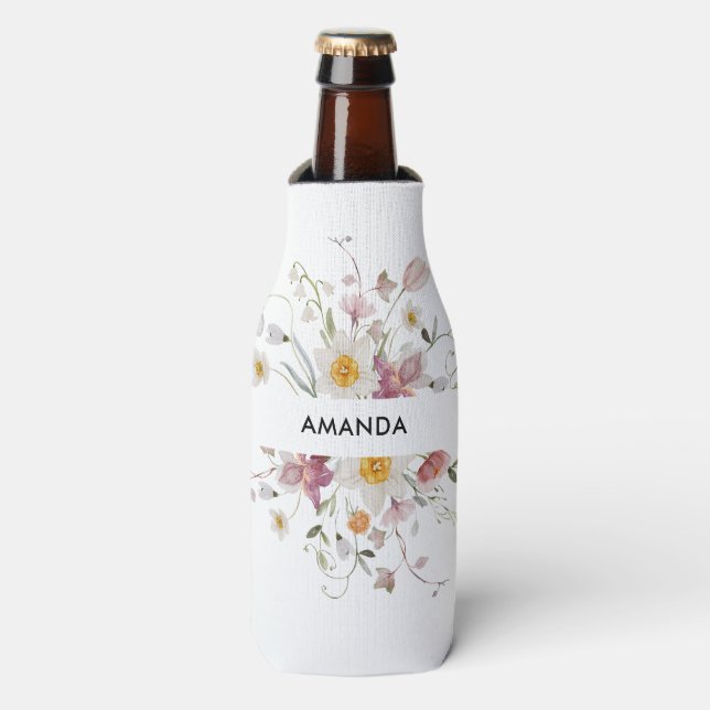 Personalized Wedding Bottle Cooler (Bottle Front)