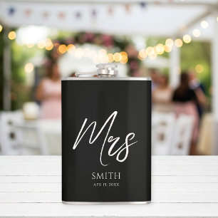 Personalized Wedding Bottle   Mr. and Mrs.  Flask