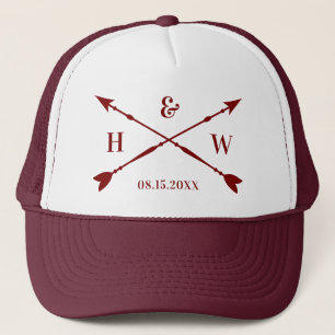 Personalized Wedding Bridal Party Groomsmen Groom Trucker Hat