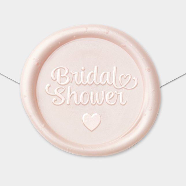 Personalized Wedding Bridal Shower Wax Seal Sticker (Creator Uploaded)