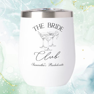  Personalized Wedding Bride Thermal Wine Tumbler