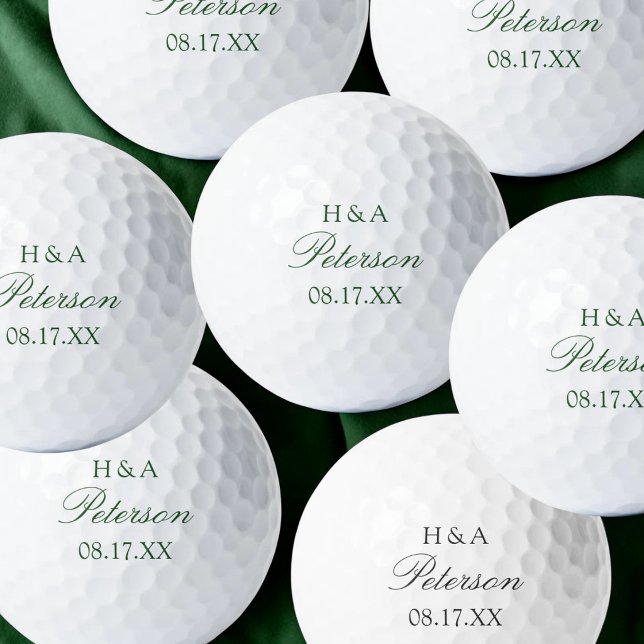 Personalized Wedding Bulk Favors Golf Balls (Creator Uploaded)