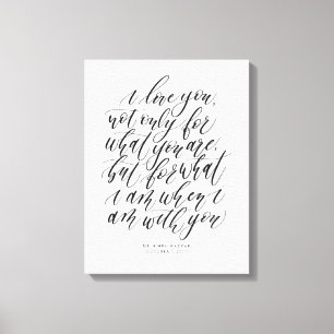 Personalized Wedding Calligraphy Love Quote Sign