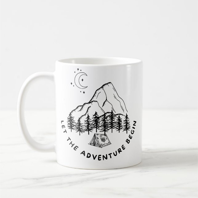 Personalized Wedding Camping Mug,couple gifts Coffee Mug (Left)