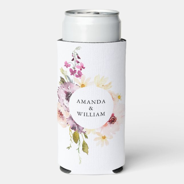 Personalized Wedding  Can Cooler (Seltzer Back)