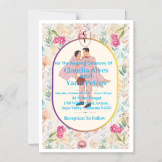 Personalized Wedding Ceremony Invitation