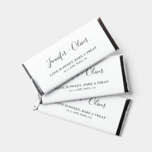 Personalized Wedding Chocolate Favors Engagement Hershey Bar Favors