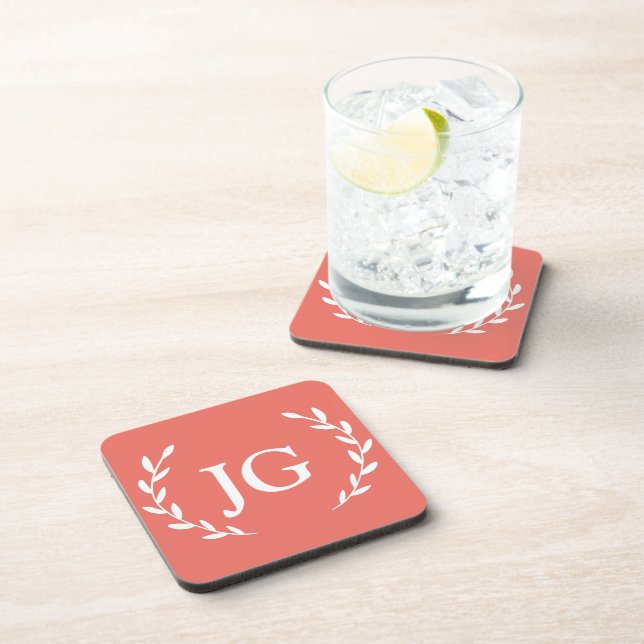 Personalized wedding coasters, Custom coaster gift (Right Side)