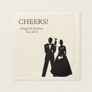 Personalized Wedding Cocktail Napkins by WeddingButler at Zazzle
