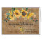 Personalized Wedding Congratulations Rustic Wood
