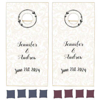 Personalized Wedding Cornhole Set