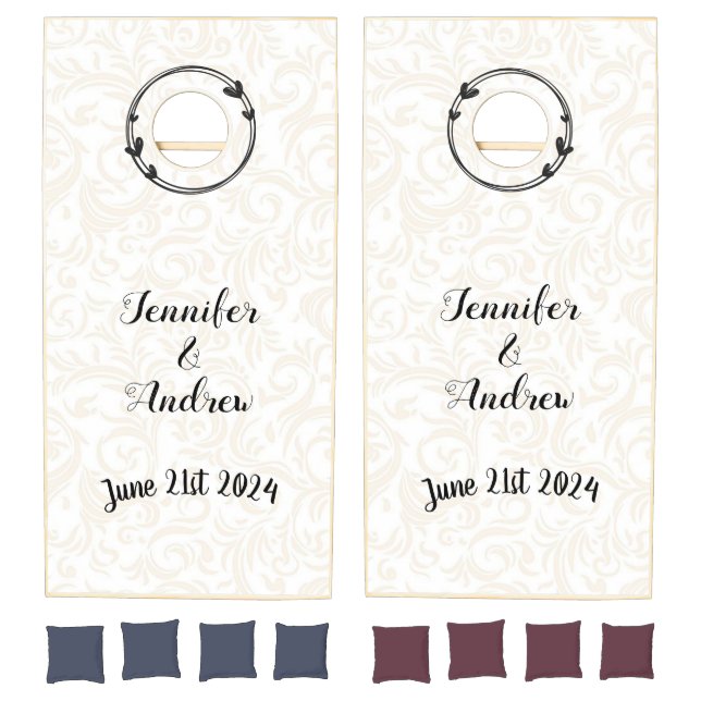 Personalized Wedding Cornhole Set (Set)