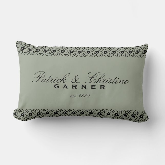 Personalized Wedding Cotton Pillow (Front)