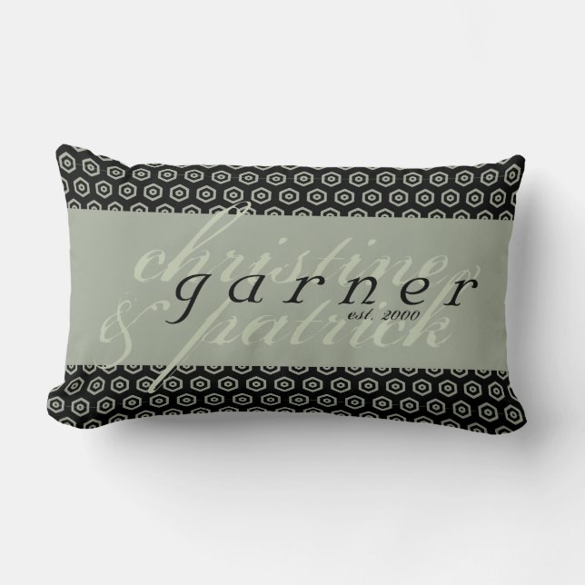 Personalized Wedding Cotton Pillow (Front)
