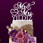 Personalized Wedding Couple Cake Topper