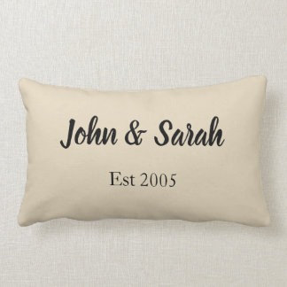 Personalized Wedding Couple Family Any Names Gift Lumbar Pillow