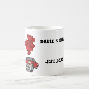 Personalized wedding couples mug