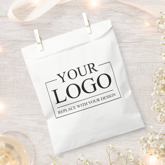 Personalized Wedding Custom Idea Add Logo Favor Bag (Clipped)