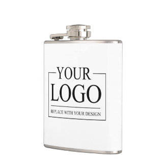 Personalized Wedding Custom Idea Add Logo Flask
