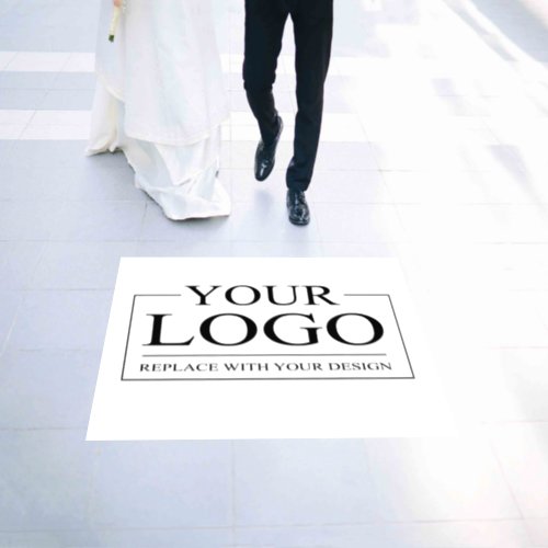 Personalized Wedding Custom Idea Add Logo Floor Decals
