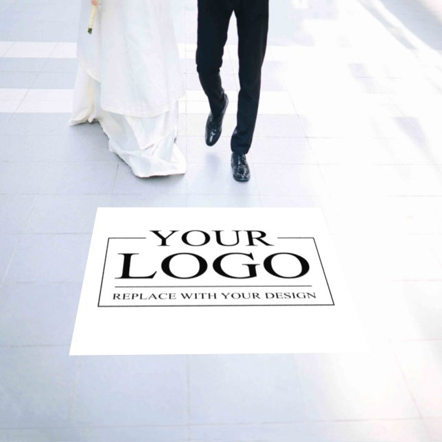 Personalized Wedding Custom Idea Add Logo Floor Decals (Wedding)