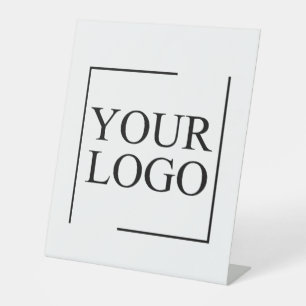 Personalized Wedding Custom Idea Add Logo Pedestal Sign