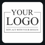 Personalized Wedding Custom Idea Add Logo Square Sticker<br><div class="desc">Personalized Wedding Custom Idea Add Logo.
You can customize it with your photo,  logo or with your text.  You can place them as you like on the customization page. Funny,  unique,  pretty,  or personal,  it's your choice.</div>