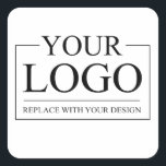 Personalized Wedding Custom Idea Add Logo Square Sticker<br><div class="desc">Personalized Wedding Custom Idea Add Logo.
You can customize it with your photo,  logo or with your text.  You can place them as you like on the customization page. Funny,  unique,  pretty,  or personal,  it's your choice.</div>
