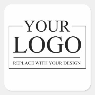 Personalized Wedding Custom Idea Add Logo Square Sticker