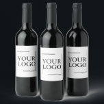 Personalized Wedding Custom Idea Add Logo Wine Label<br><div class="desc">Personalized Wedding Custom Idea Add Logo.
You can customize it with your photo,  logo or with your text.  You can place them as you like on the customization page. Modern,  unique,  simple,  or personal,  it's your choice.</div>