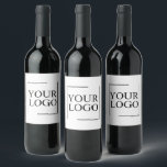 Personalized Wedding Custom Idea Add Logo Wine Label<br><div class="desc">Personalized Wedding Custom Idea Add Logo.
You can customize it with your photo,  logo or with your text.  You can place them as you like on the customization page. Modern,  unique,  simple,  or personal,  it's your choice.</div>