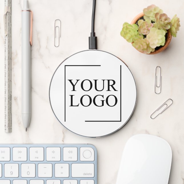 Personalized Wedding Custom Idea Add Logo Wireless Charger (Desk)