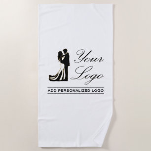 Personalized Wedding Custom Idea Add Your Design Beach Towel
